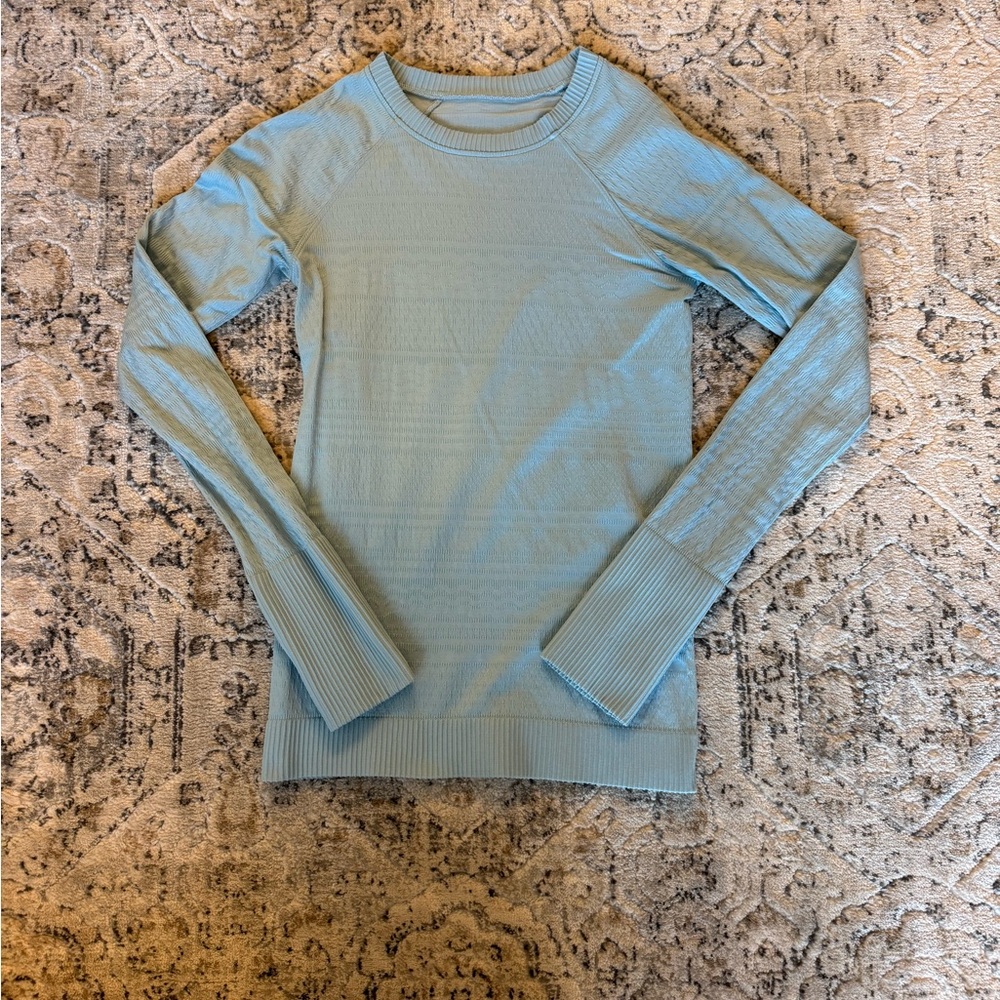Light Blue Long Sleeve Sweater